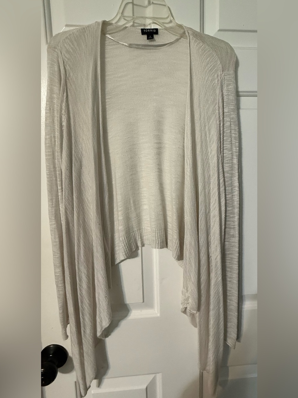 Torrid 2X Off White Knit Women's Top